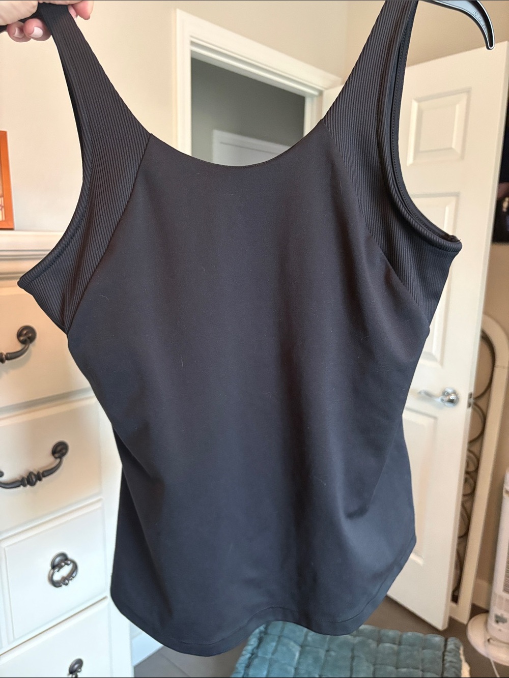 All in motion active black tank